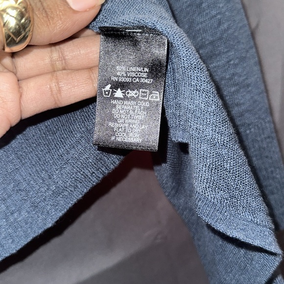 Blue lightweight open cardigan - Picture 6 of 6